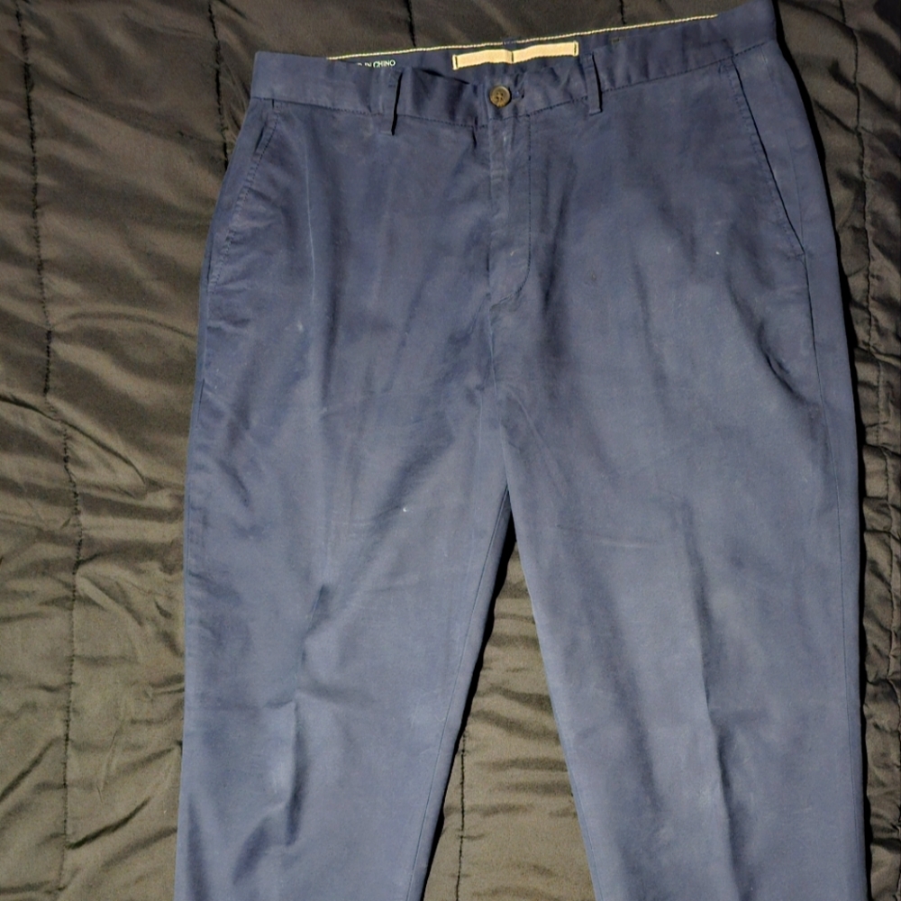 Banana Republic Lived In Athletic Fit Chino Navy 36 x 32